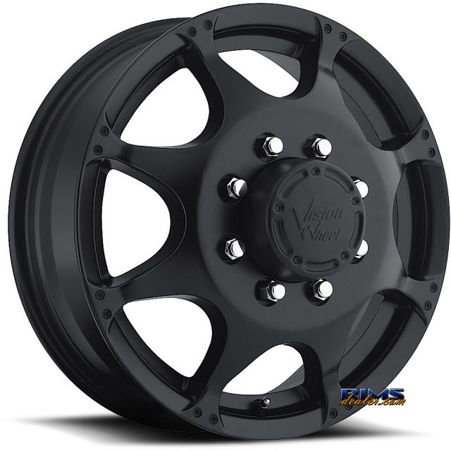 Pictures for Vision Wheel Crazy Eightz 715 black flat